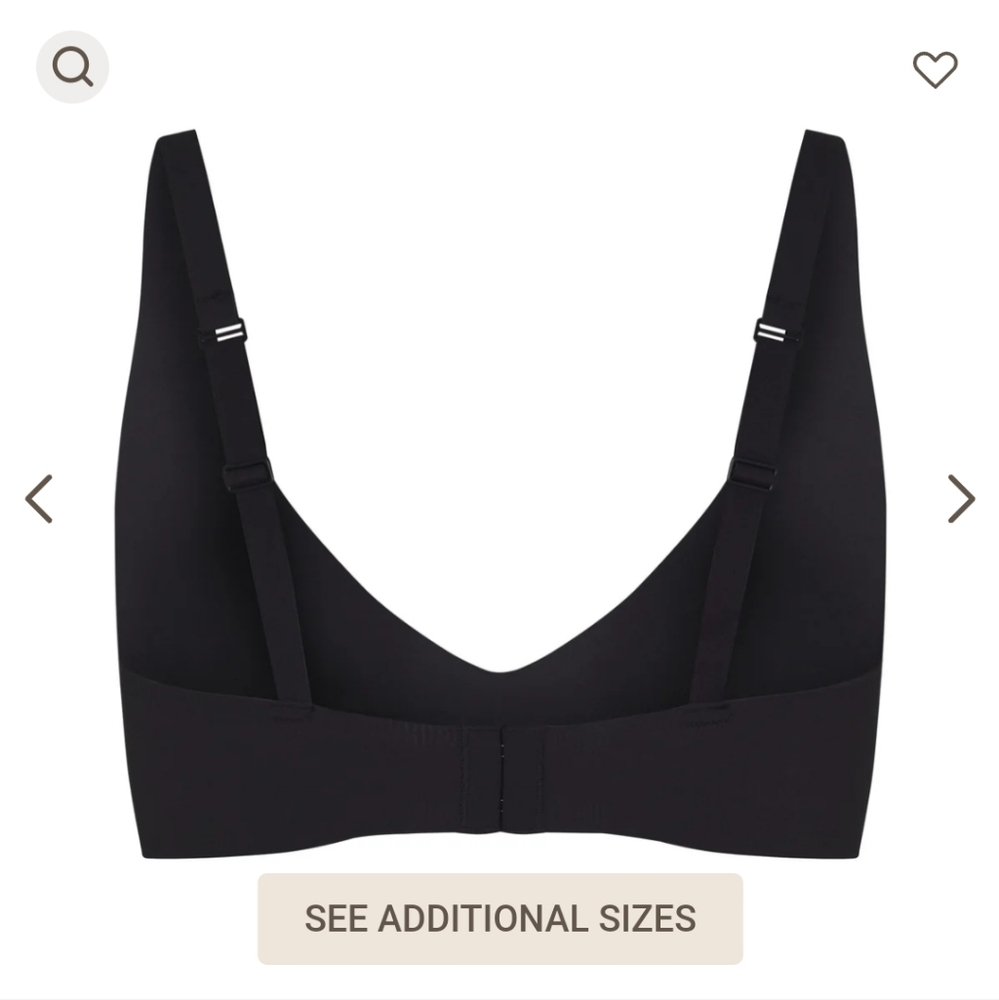SKIMS Naked Plunge Bralette S-DD Espresso - Picture 7 of 7
